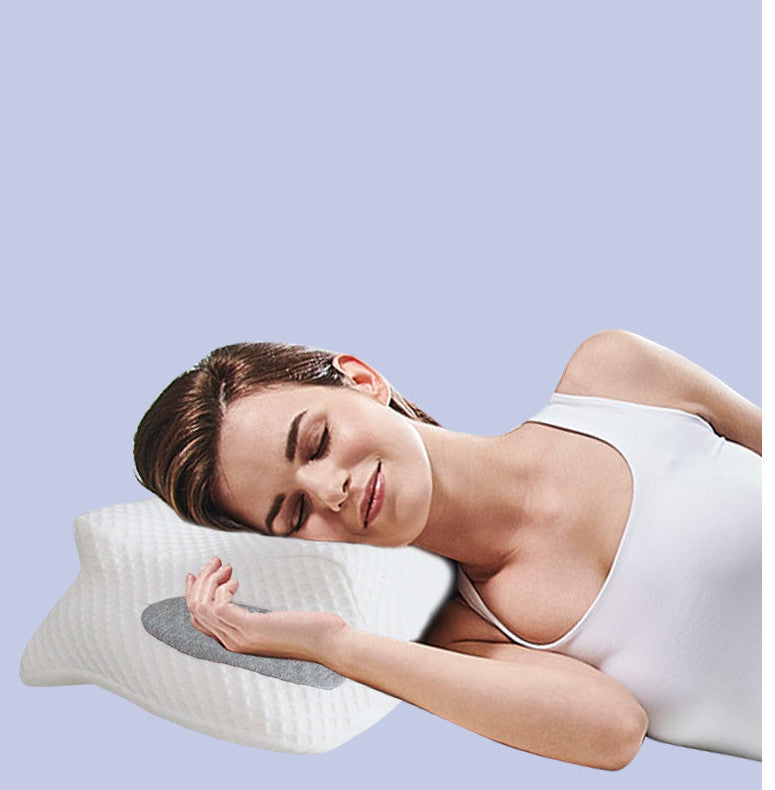 Oreiller Papillon à Mémoire de Forme | Soutien Cervical Intelligent, Sommeil Réparateur