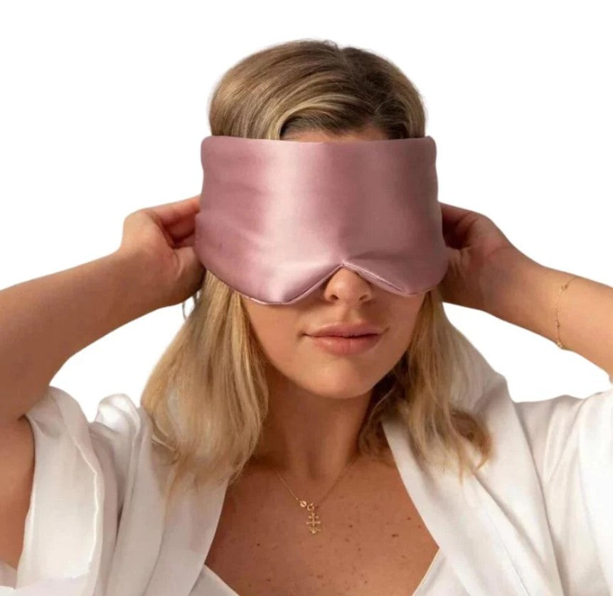 Masque de Sommeil en Soie avec Protection Auditive | Votre Bulle de Nuit Parfaite